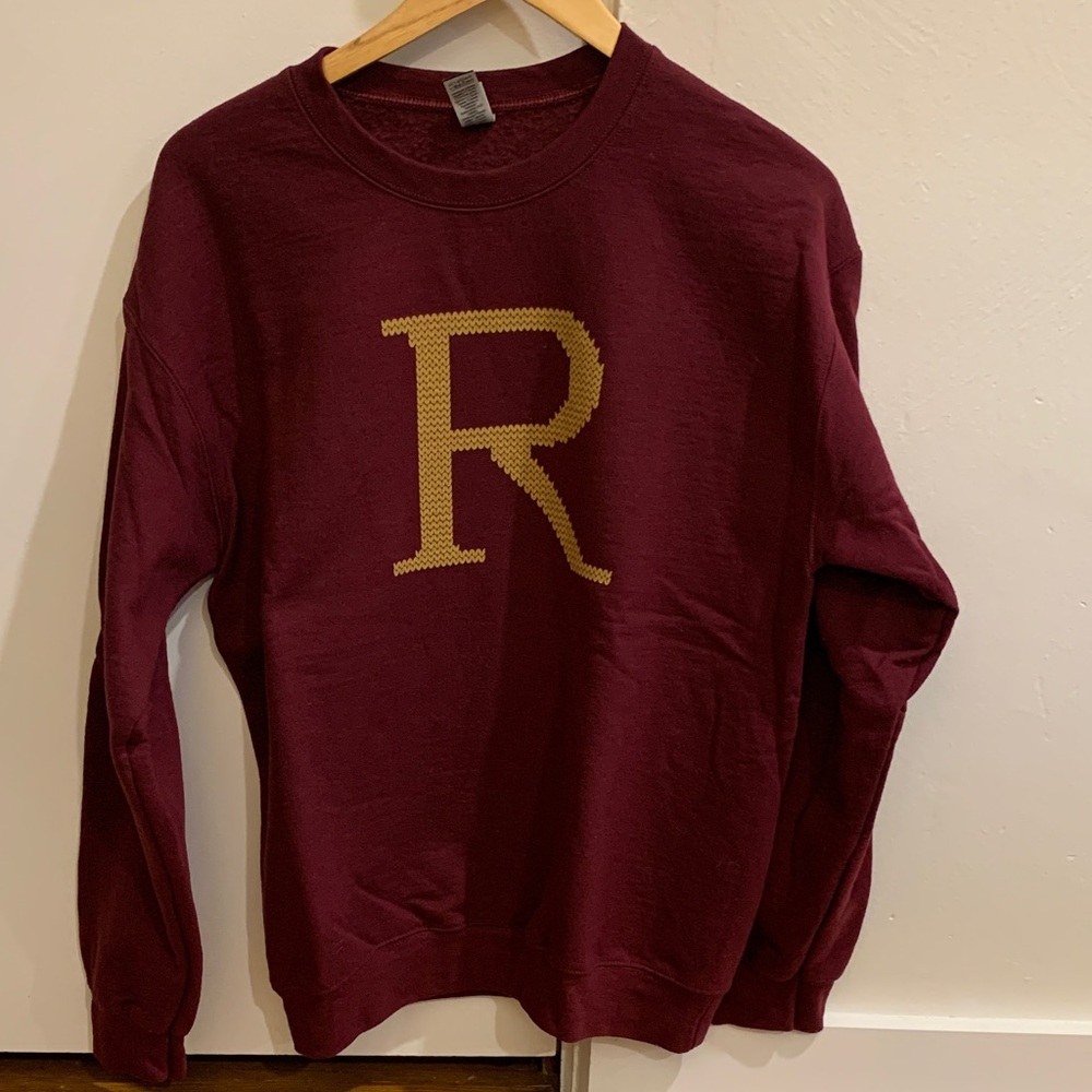 Gildan Burgundy Crewneck/Ron Weasley Sweatshirt